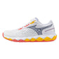 Women`s Wave Enforce Tour 2 AC Tennis Shoes White and Icelandic Blue Footwear Mizuno