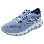 Women`s Wave Enforce Tour 2 Tennis Shoes Bel Air Blue and White Footwear Mizuno