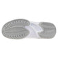 Women`s Wave Exceed Court AC Tennis Shoes White and Ultimate Grey Footwear Mizuno