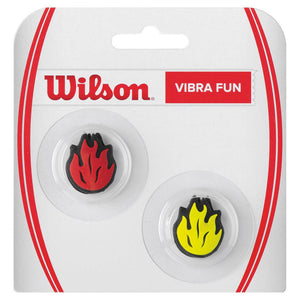 Vibra Fun Tennis Dampeners Red Fire and Yellow Fire Accessories Wilson