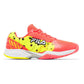 Women`s Volley Zone Pickleball Shoes Fiery Coral and White Footwear Fila