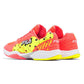 Women`s Volley Zone Pickleball Shoes Fiery Coral and White Footwear Fila