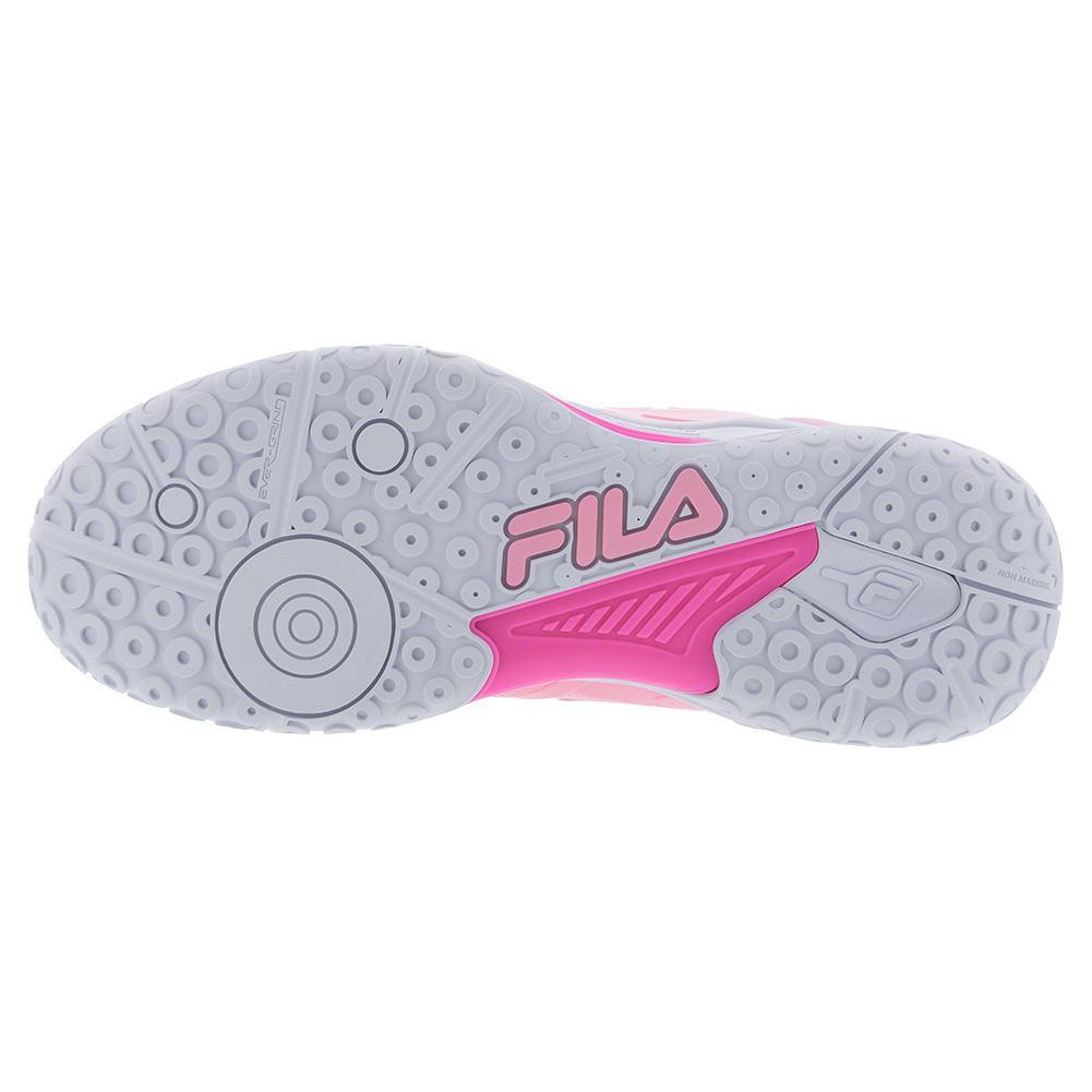 Womens Volley Burst Pickleball Shoes Cotton Candy and Knockout Pink Footwear Fila