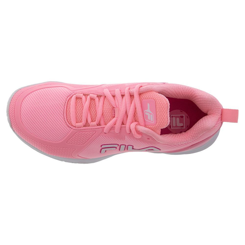 Womens Volley Burst Pickleball Shoes Cotton Candy and Knockout Pink Footwear Fila