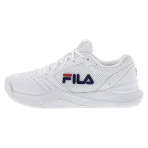 Women's Axilus 3 Tennis Shoes White and Navy Footwear Fila
