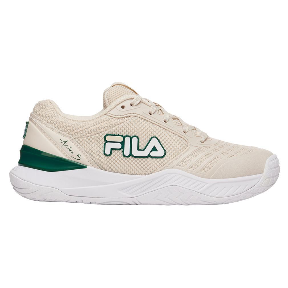 Women's Axilus 3 Tennis Shoes Whitecap Gray and White Footwear Fila