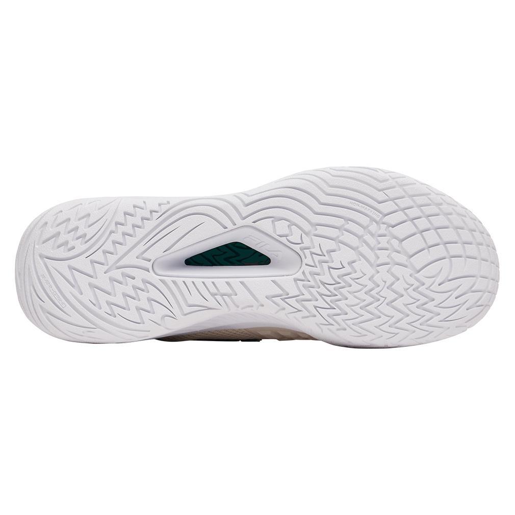 Women's Axilus 3 Tennis Shoes Whitecap Gray and White Footwear Fila