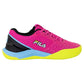 Women's Axilus 3 Tennis Shoes Pink Glo and Bluefish Footwear Fila