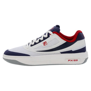 Women`s FX-25 Tennis Shoes White and Navy Footwear Fila