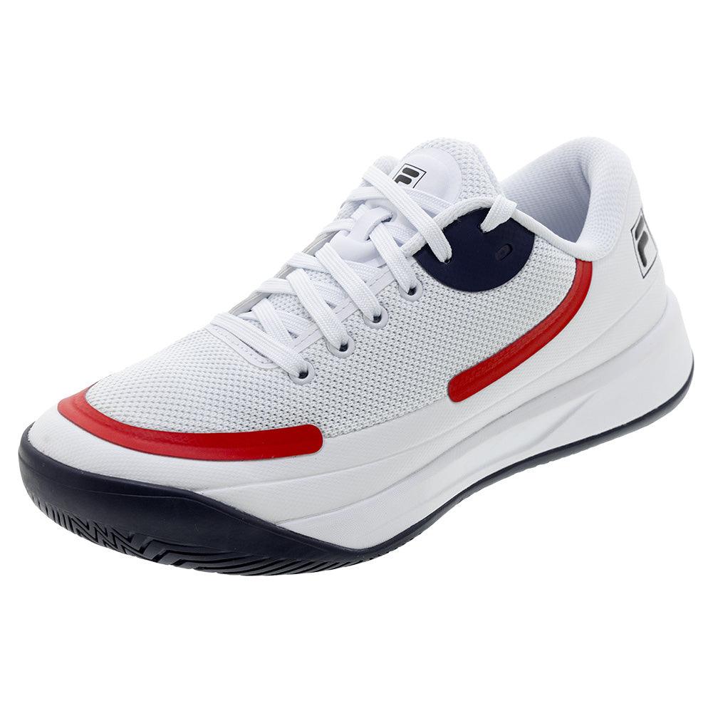 Women`s Quick Ace Tennis Shoes White and Navy Footwear Fila