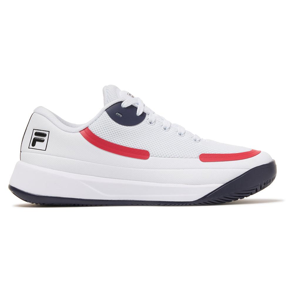 Women`s Quick Ace Tennis Shoes White and Navy Footwear Fila