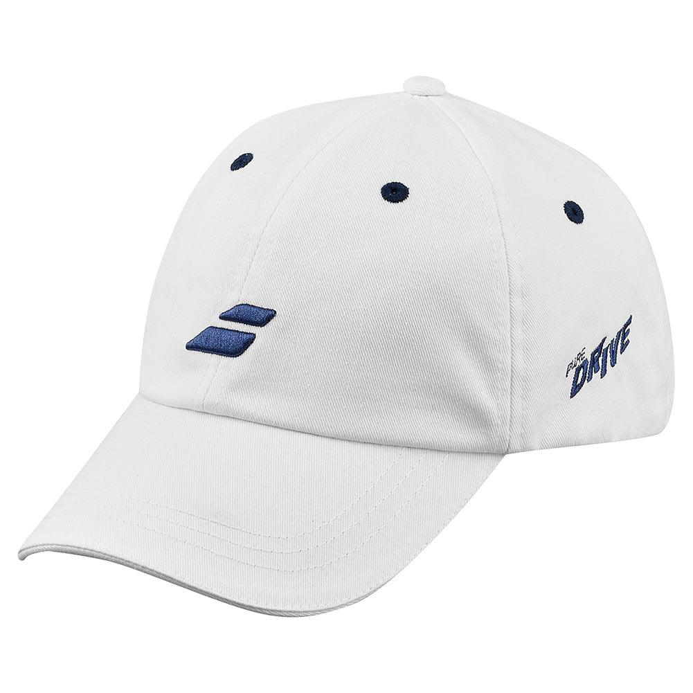 Unisex Drive Cotton Tennis Cap White and Blue Apparel Babolat