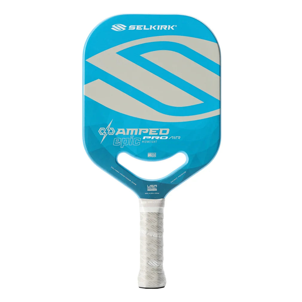 Amped Pro Epic Pickleball Paddle Blue Racquets Selkirk