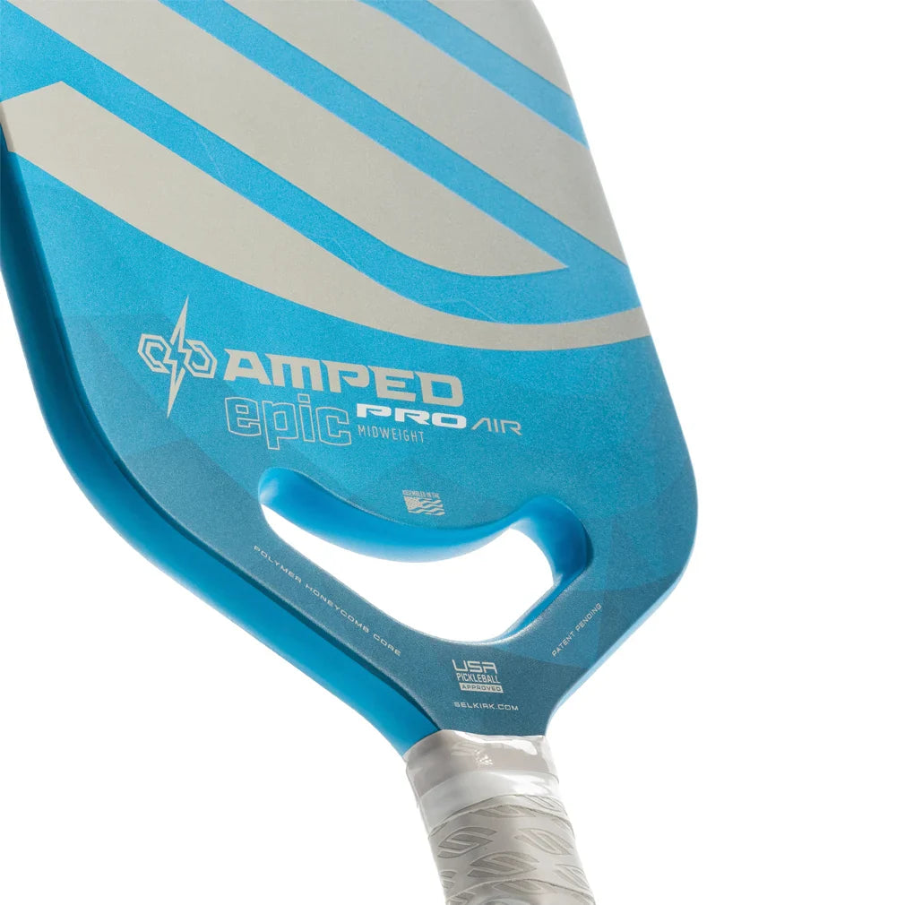 Amped Pro Epic Pickleball Paddle Blue Racquets Selkirk