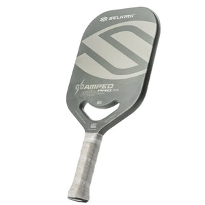 Amped Pro Epic Pickleball Paddle Silver Racquets Selkirk