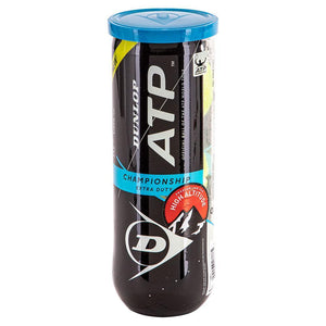 ATP Championship Extra Duty High Altitude Tennis Ball Case Balls Dunlop