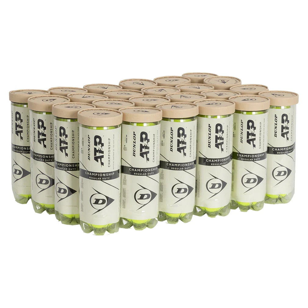 ATP Championship Regular Duty Tennis Ball Case Balls Dunlop