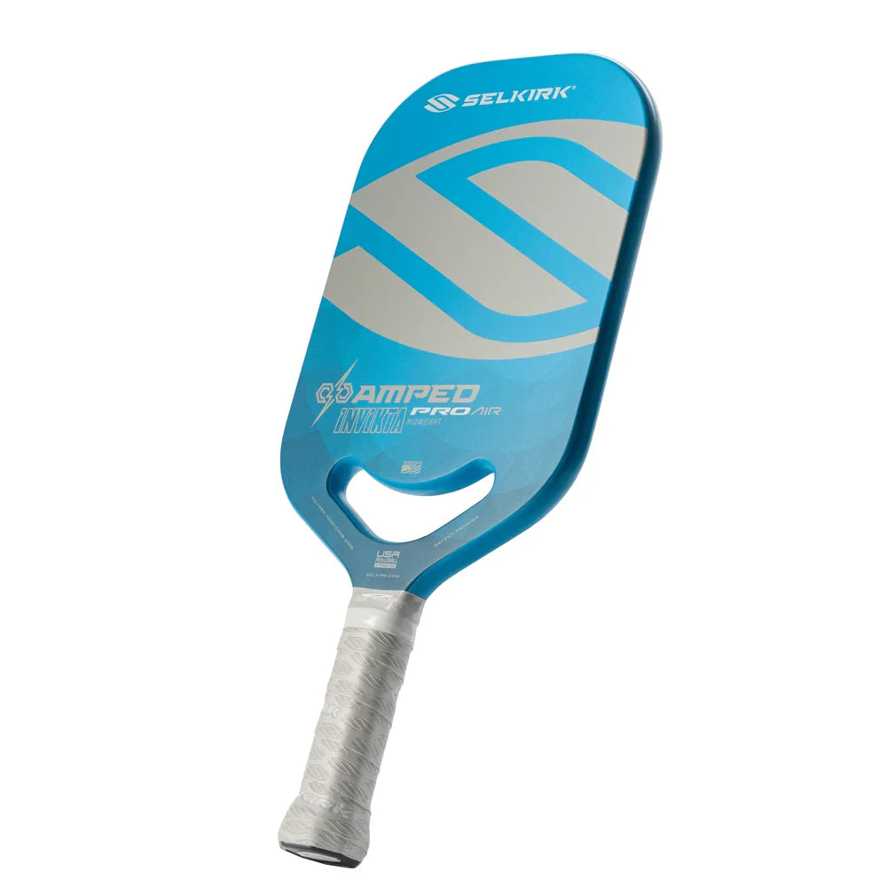 Amped Pro Invikta Pickleball Paddle Blue Racquets Selkirk
