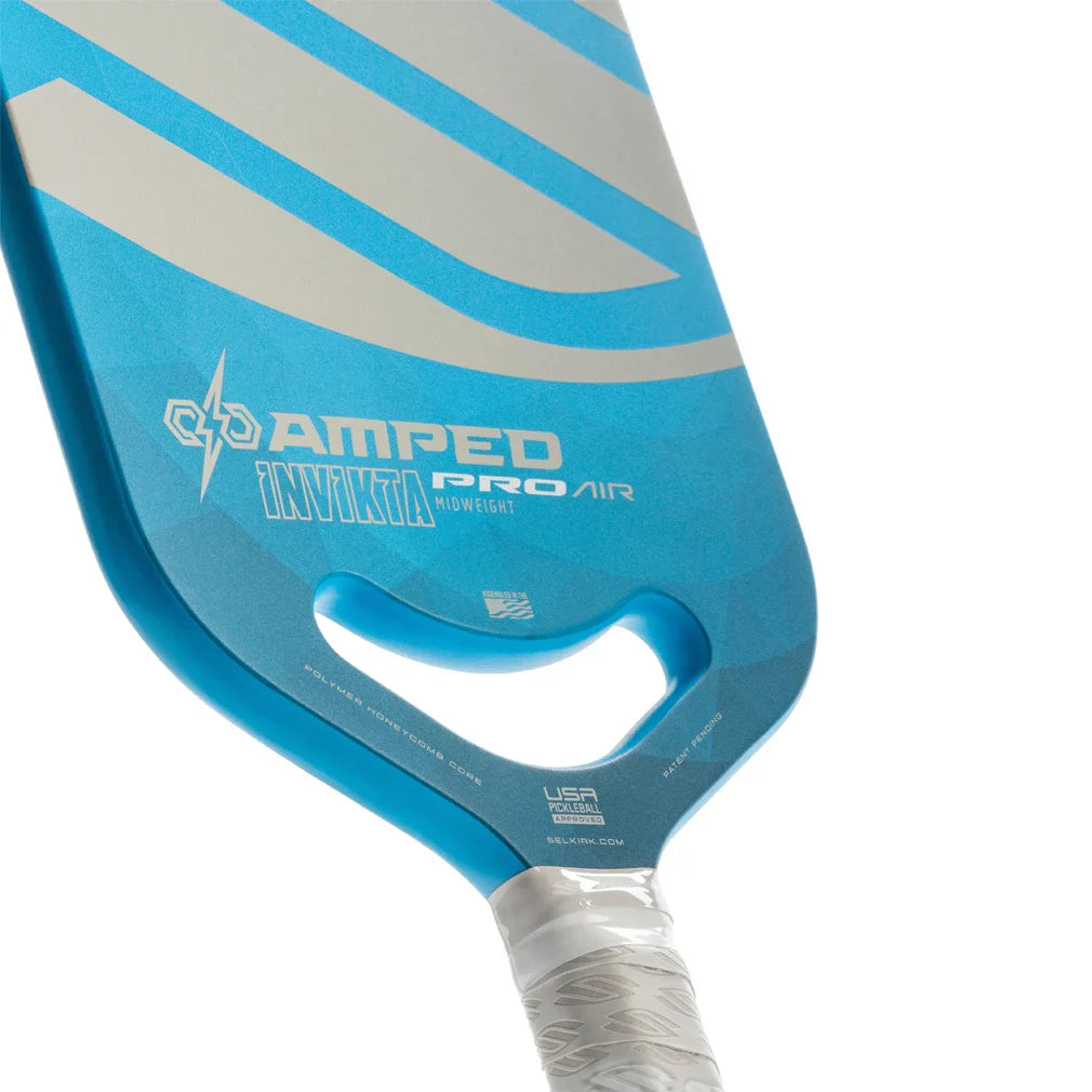 Amped Pro Invikta Pickleball Paddle Blue Racquets Selkirk