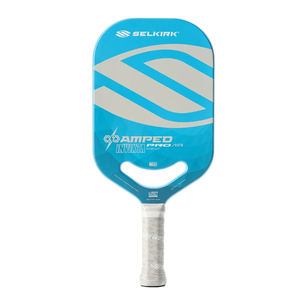 Amped Pro Invikta Pickleball Paddle Blue Racquets Selkirk