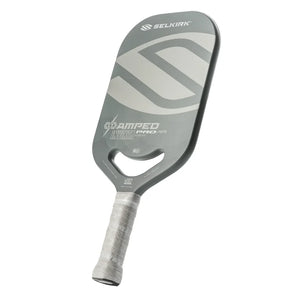 Amped Pro Invikta Pickleball Paddle Silver Racquets Selkirk