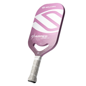 Amped Pro Invikta Pickleball Paddle Winter Berry Racquets Selkirk
