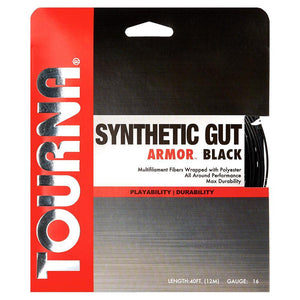 Synthetic Gut Armour Tennis String Black Strings Tourna