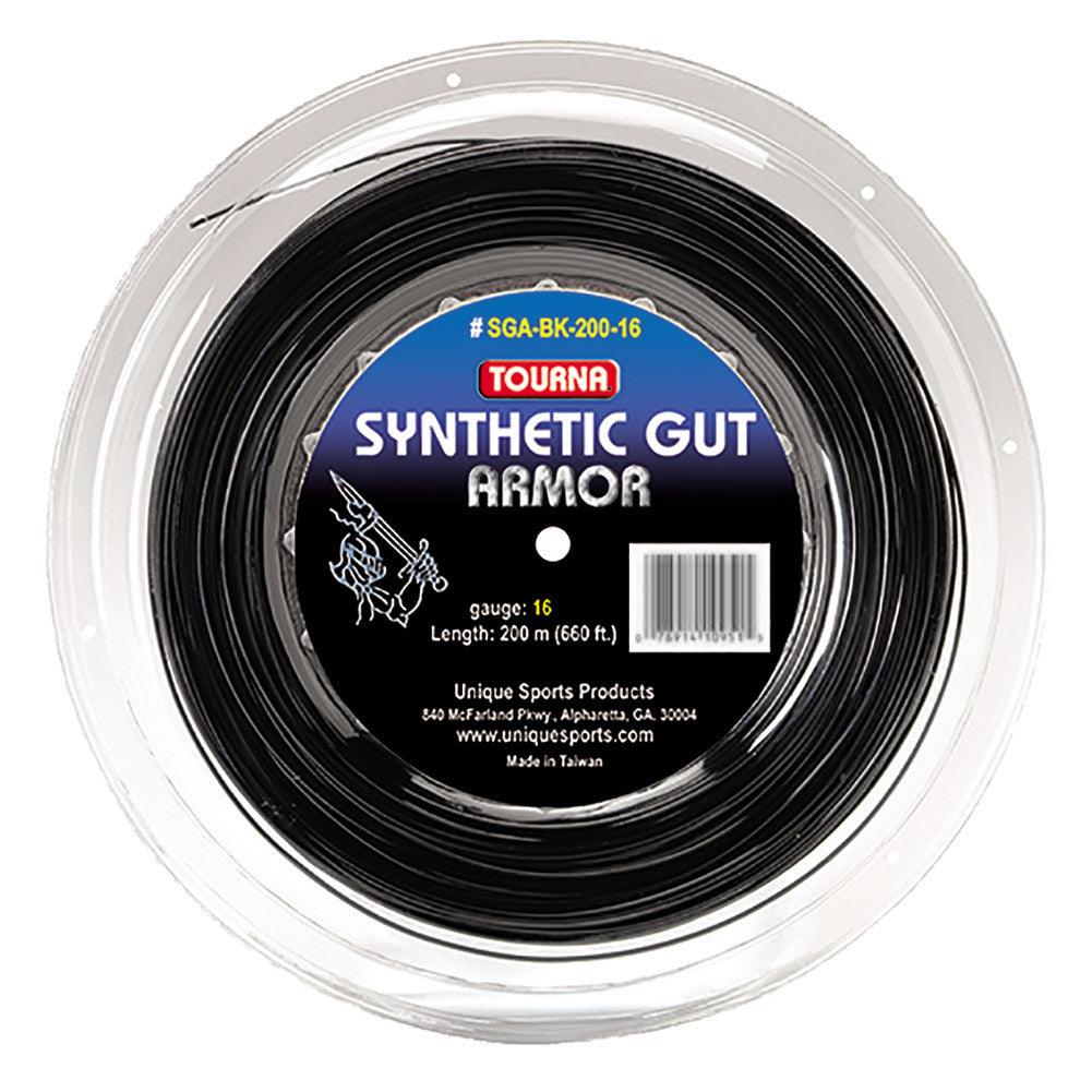 Synthetic Gut Armor Tennis String Reel Black Strings Tourna