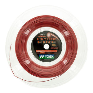 POLYTOUR FIRE 125/16L Tennis String Reel Red Strings Yonex