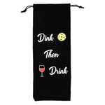 Reusable Wine Bottle Gift Bag Pickleball Accessories Racquet Inc