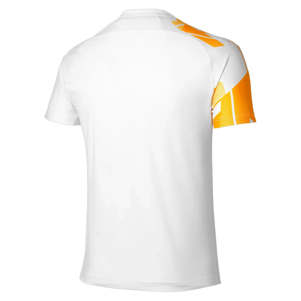 Men`s Shadow Tennis Top White Citrus Apparel Mizuno