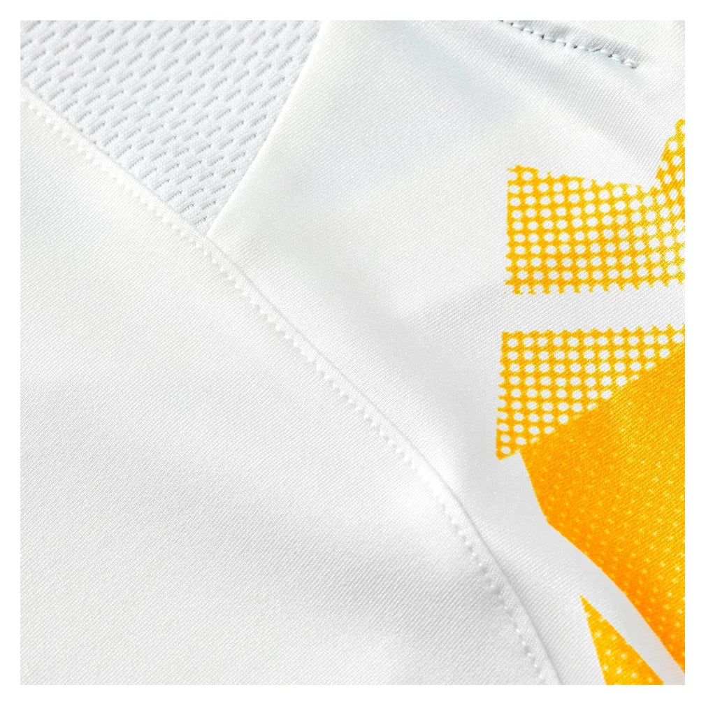 Men`s Shadow Tennis Top White Citrus Apparel Mizuno