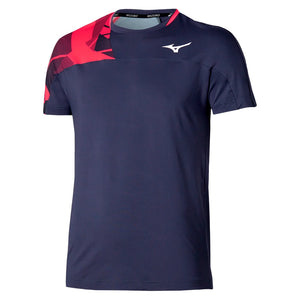 Men`s Shadow Tennis Top Odyssey Grey Apparel Mizuno
