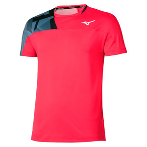 Men`s Shadow Tennis Top Vibrant Red Mizuno