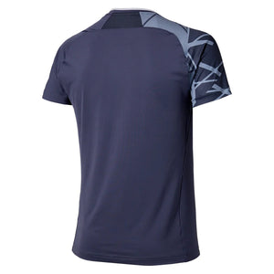 Men`s Shadow Graphic Tennis Top Odyssey Grey Apparel Mizuno
