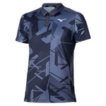 Men`s Shadow Tennis Polo Odyssey Grey Apparel Mizuno
