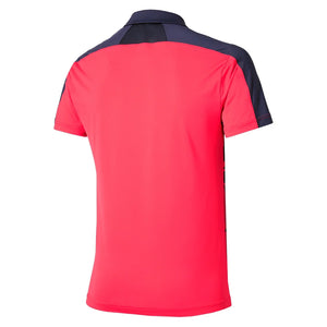 Men`s Shadow Tennis Polo Vibrant Red Apparel Mizuno