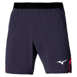 Men`s 8 Inch Amplify Tennis Short Odyssey Grey Apparel Mizuno