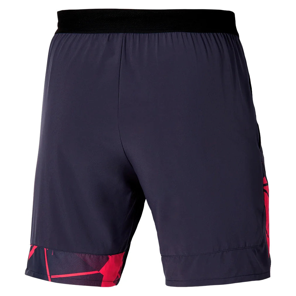 Men`s 8 Inch Amplify Tennis Short Odyssey Grey Apparel Mizuno