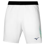 Men`s 8-inch Amplify Tennis Short White Apparel Mizuno