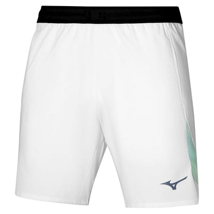 Men`s 8-inch Amplify Tennis Short White Apparel Mizuno
