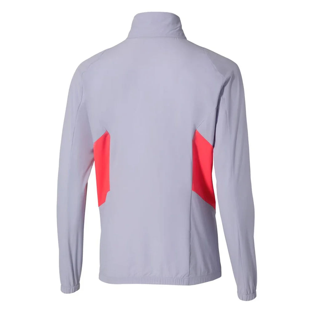 Women`s Shadow Tennis Jacket Icelandic Blue Apparel Mizuno