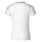 Women`s Printed Tennis Tee White Apparel Mizuno