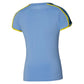 Women`s Printed Tennis Tee Bel Air Blue Apparel Mizuno
