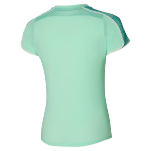 Women`s Printed Tennis Tee Bay Apparel Mizuno