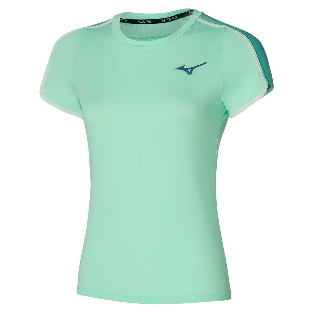 Women`s Printed Tennis Tee Bay Apparel Mizuno