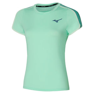 Women`s Printed Tennis Tee Bay Apparel Mizuno