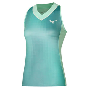 Women`s Printed Tennis Tank Bay Apparel Mizuno