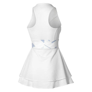 Women`s Printed Tennis Dress White Apparel Mizuno