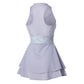 Women`s Printed Tennis Dress Icelandic Blue Apparel Mizuno